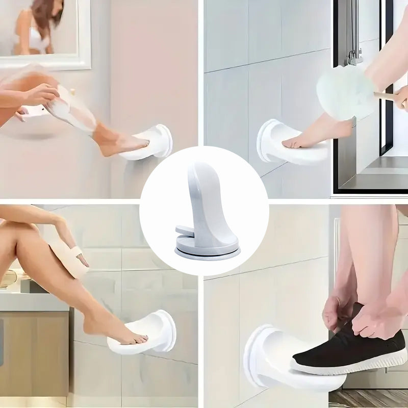 Wall-Mounted Non-Slip Suction Cup Footrest