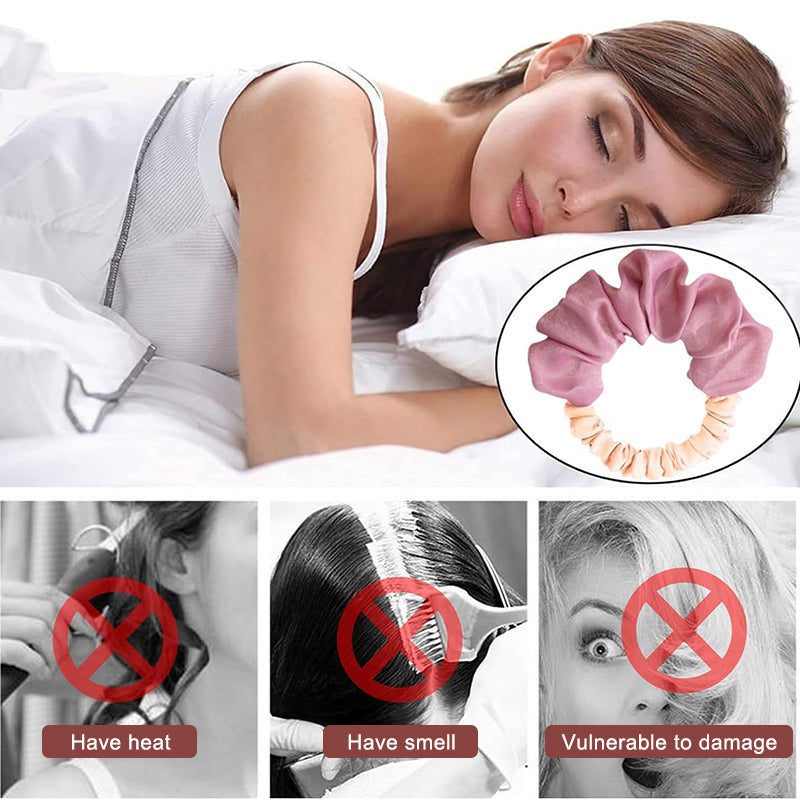 🌙 Lazy Sleep Hair Curler · Wake Up with Goddess Waves