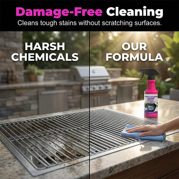 🌞Summer Hot Sale 🌿Fast-Acting Heavy-Duty Grill Degreaser Spray