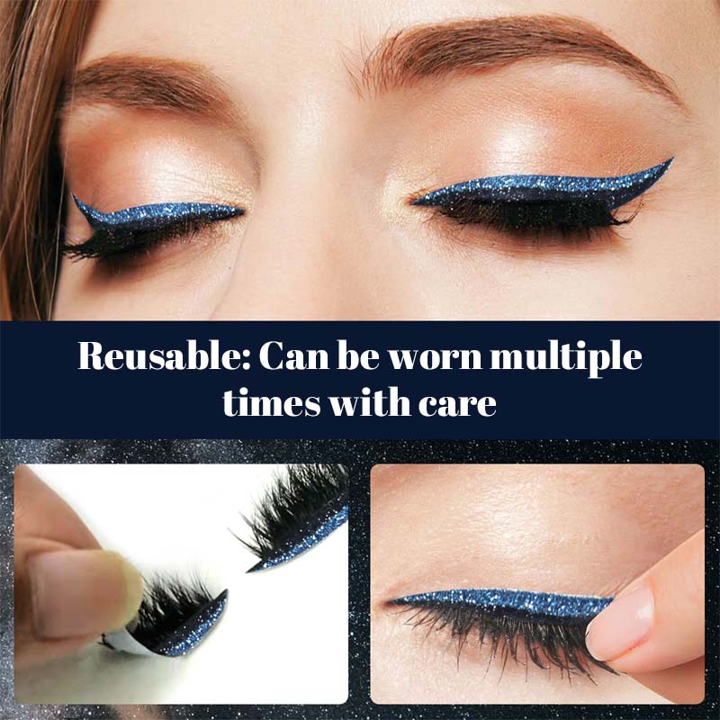 ✨ SELF-ADHESIVE EYELINER & LASH STICKERS
