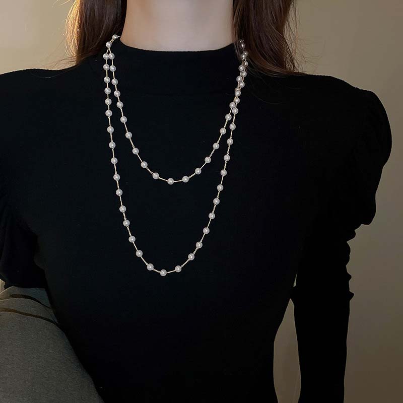 Pearl Stacking Necklace