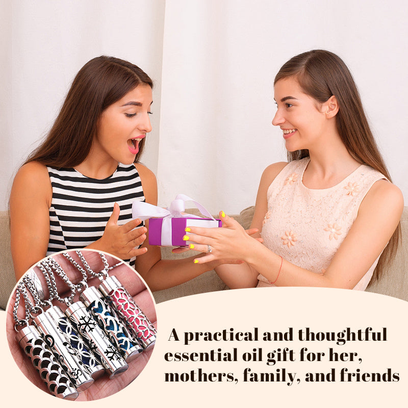 Aromatherapy Cutout Necklace Perfume Diffuser