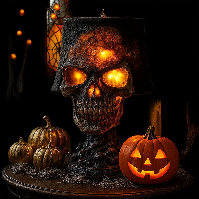 Lava Schedel Tafel Lamp💀