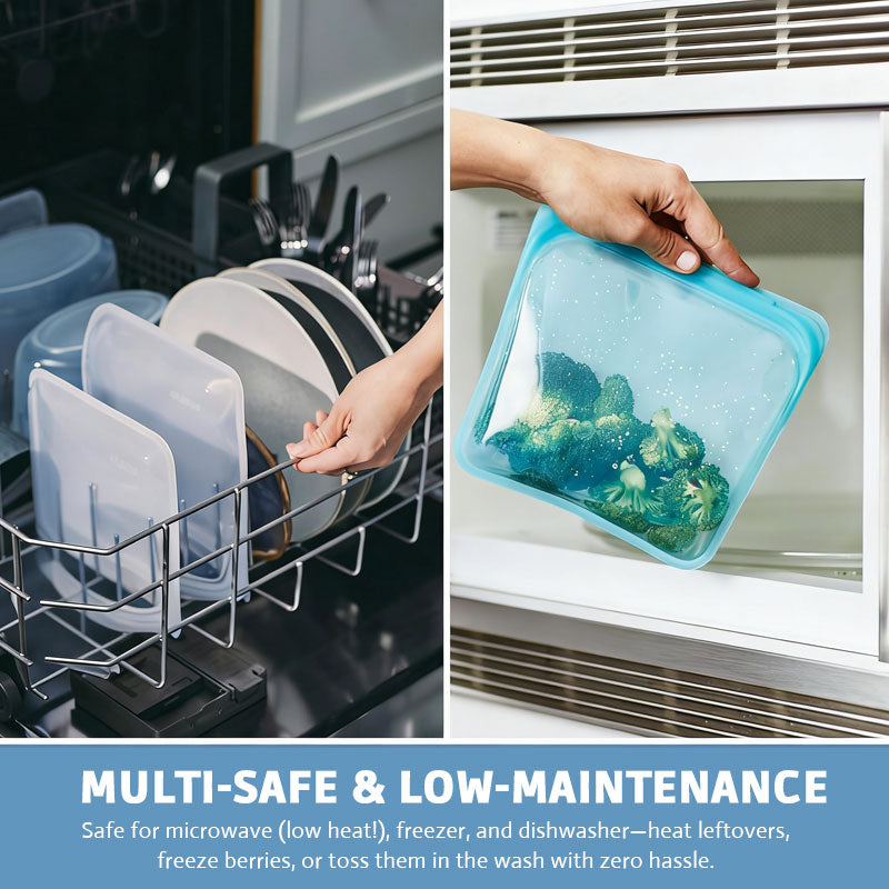 Thickened Silicone Square Food Storage Bags
