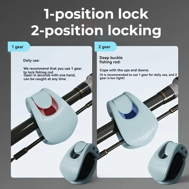 Upgraded Multi-Functional Fishing Rod Clip