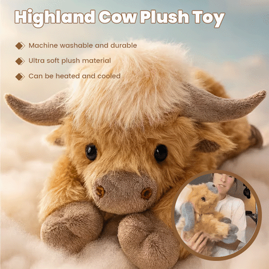 🔥 Last day 49% OFF 🎁Cute plush toy in the shape of a highland cow