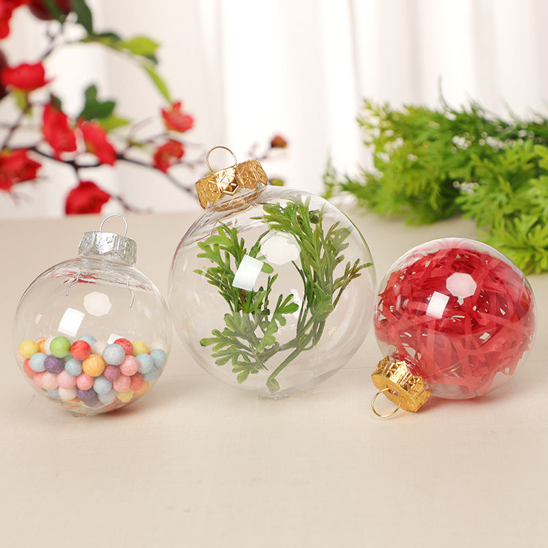 🎄 Clear Christmas Ornament Balls
