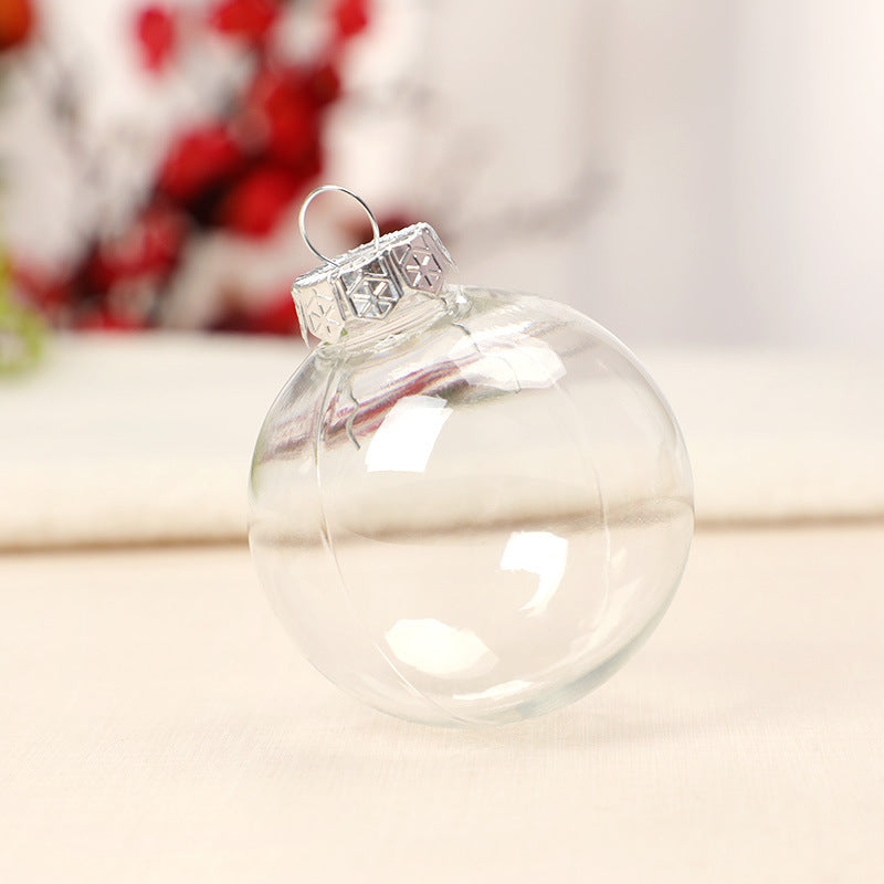 🎄 Clear Christmas Ornament Balls