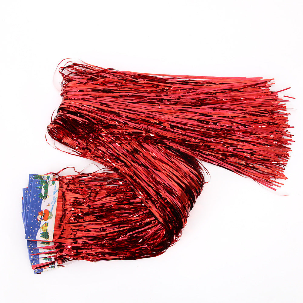 🎈 Metallic Balloon Tinsel Fringe - Suitable for birthday party backdrop decorations and wedding scene setup