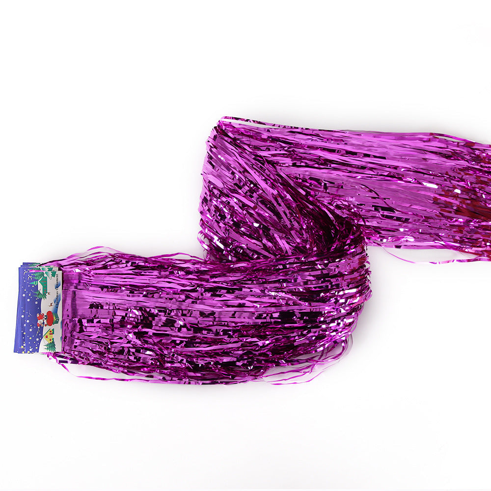 🎈 Metallic Balloon Tinsel Fringe - Suitable for birthday party backdrop decorations and wedding scene setup