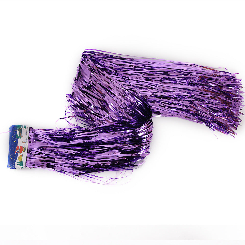 🎈 Metallic Balloon Tinsel Fringe - Suitable for birthday party backdrop decorations and wedding scene setup