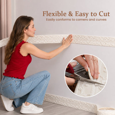 Carved Foam Trim Strip- Instantly Upgrade Any Space✨