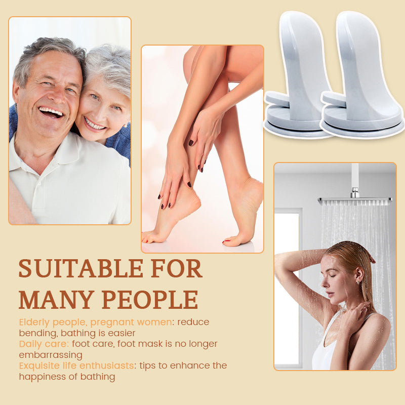 Wall-Mounted Non-Slip Suction Cup Footrest