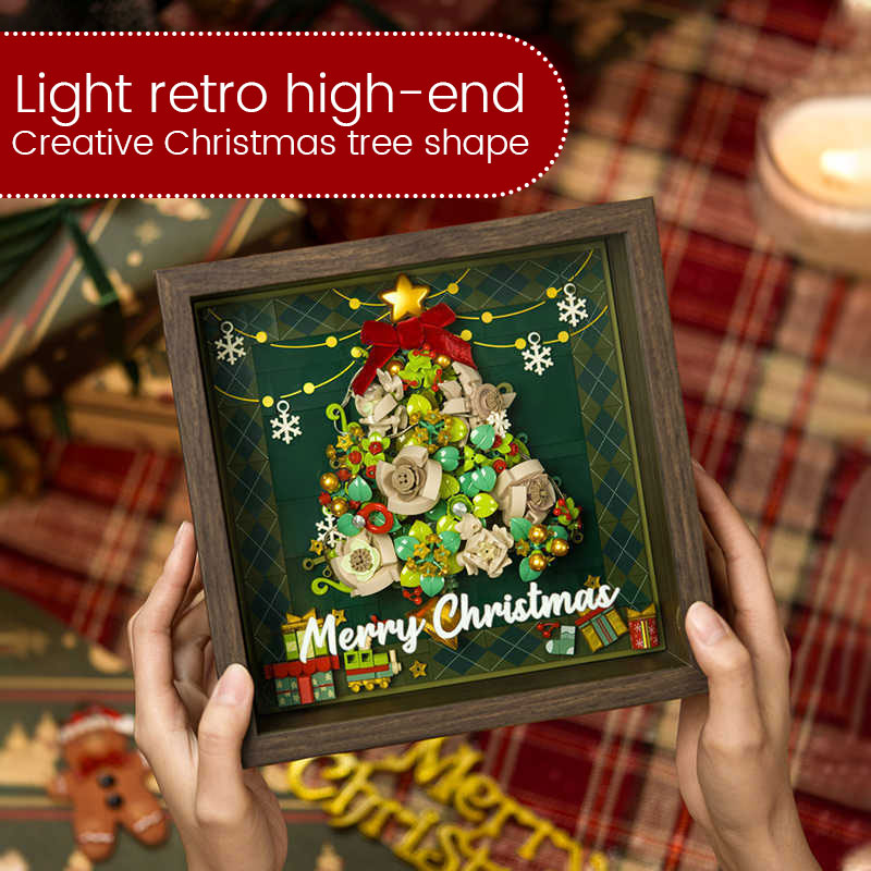 Glowing Christmas Tree Photo Frame