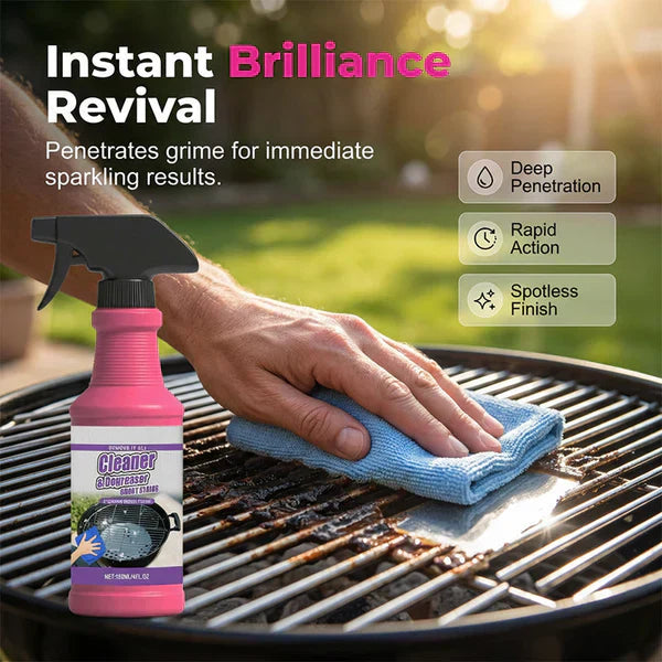 🌞Summer Hot Sale 🌿Fast-Acting Heavy-Duty Grill Degreaser Spray