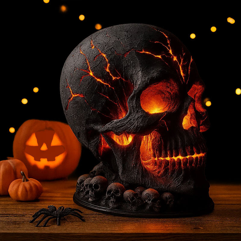 Lava Schedel Tafel Lamp💀
