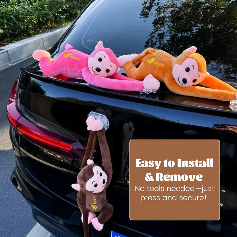 Car Exterior Long Arm Monkey Hanging Ornament