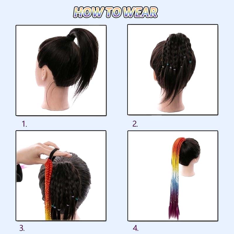 Dreadlocks Ponytail Wig