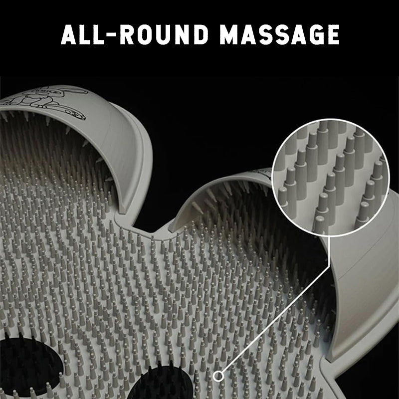 Silicone Rabbit Foot Rubbing Pad Foot Washing Massage Pad
