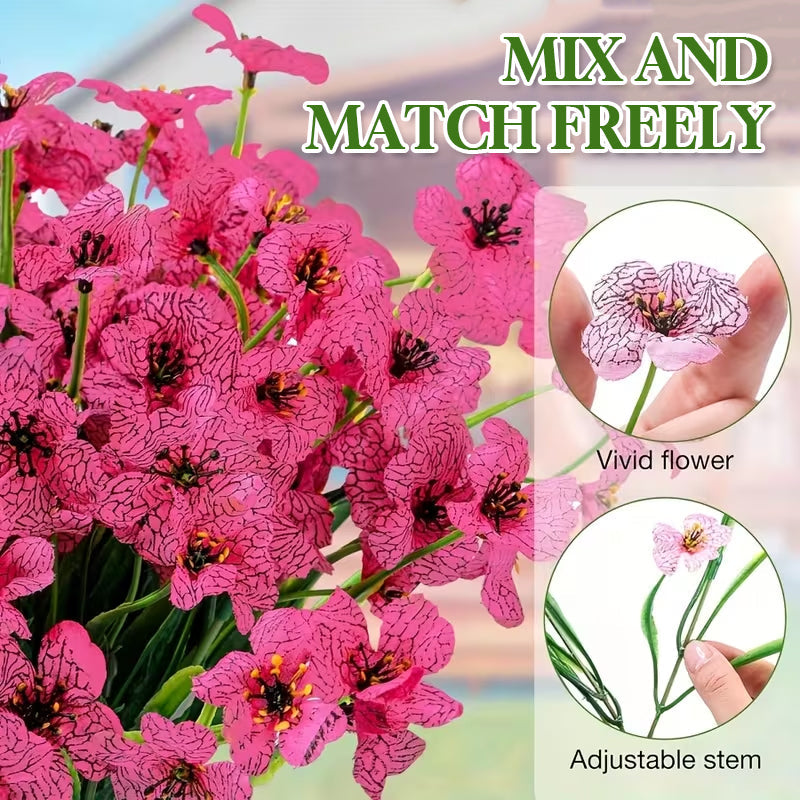 Artificial Violet Decorative Flowers💐