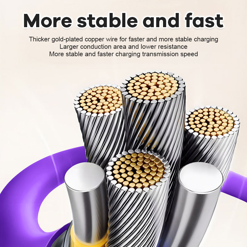 Four-In-One Fast Charging Data Cable