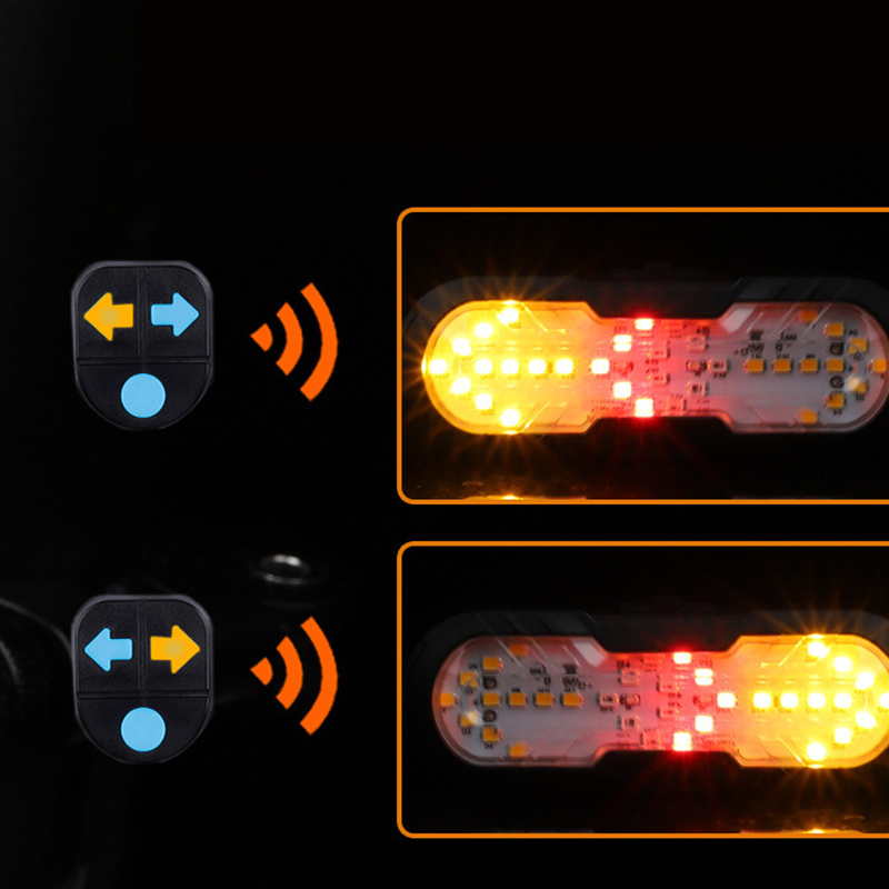 🔥 Intelligentes Fahrrad-Sicherheitslicht mit kabelloser Fernbedienung – dein Must-have für sicheres Fahren ✨