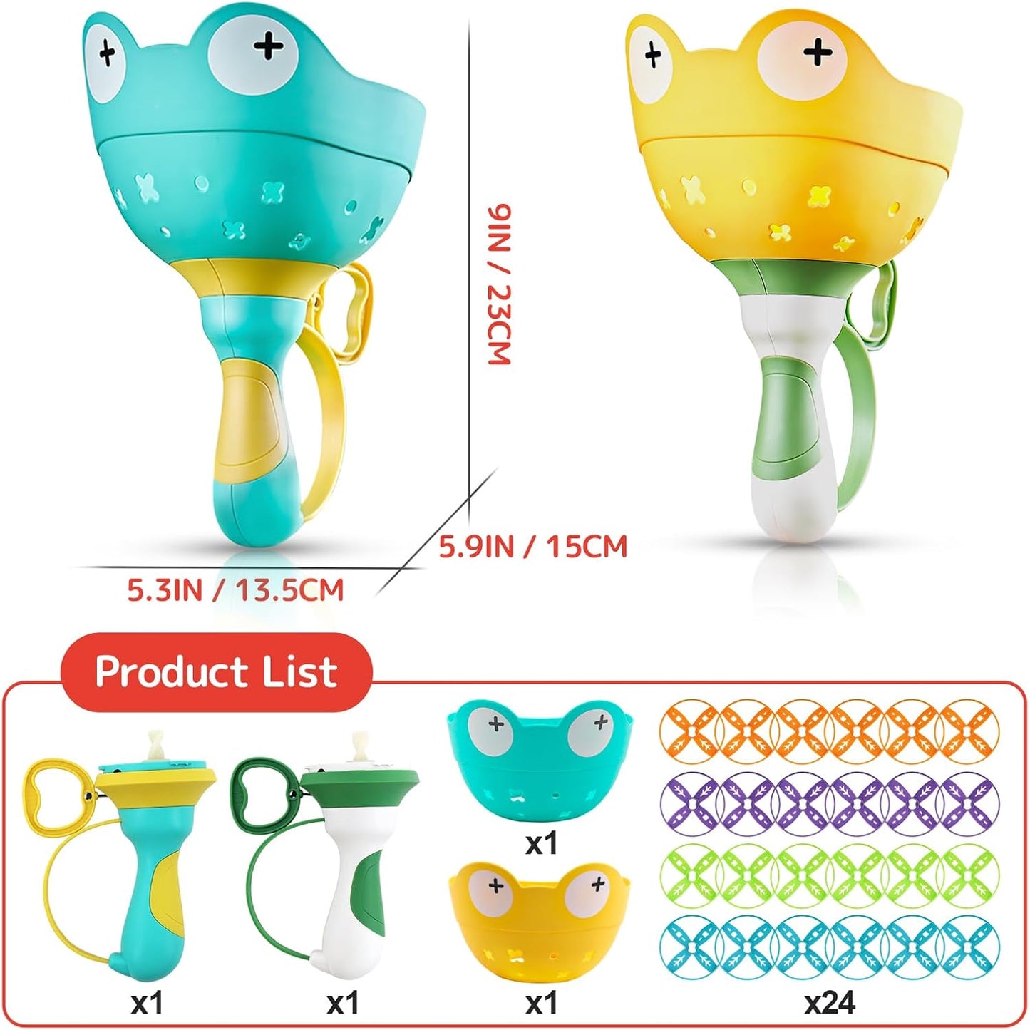 Children's Flying Saucer Launching Chase Toy