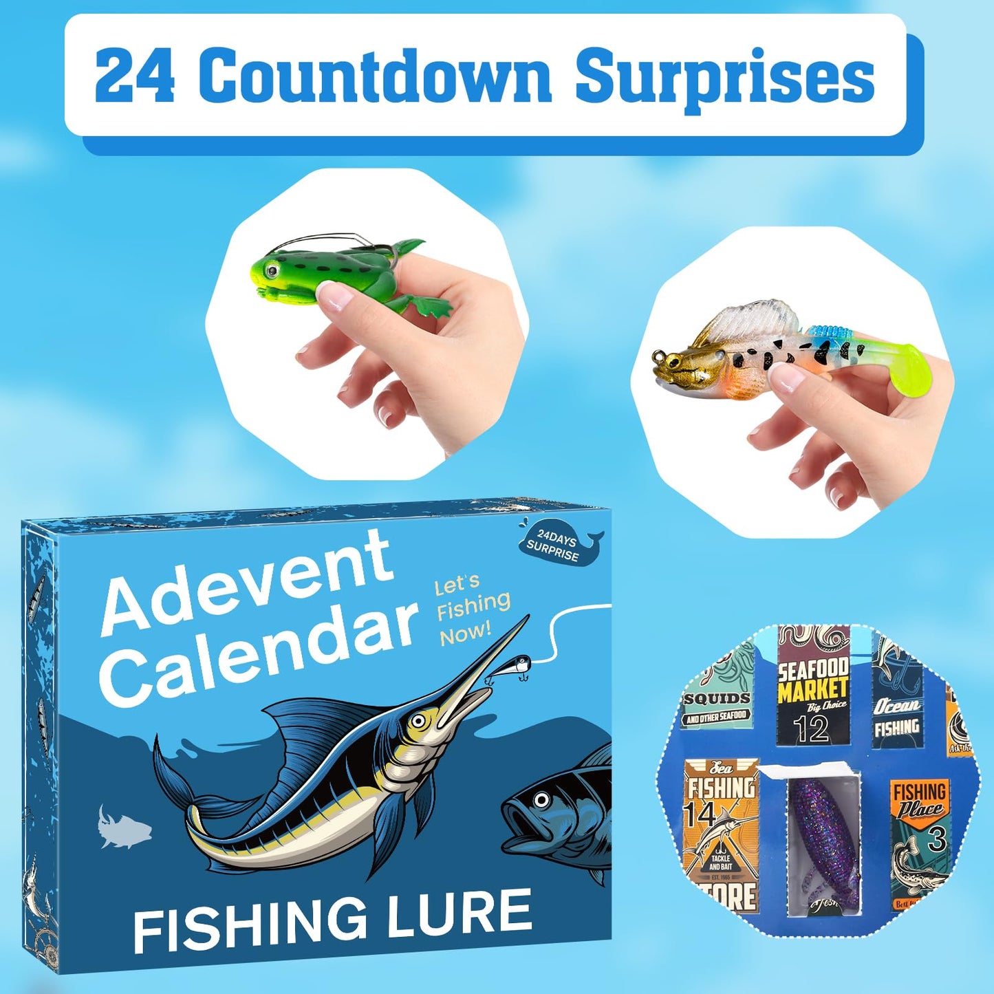 Advent Calendar 2025 Fishing Lure Set
