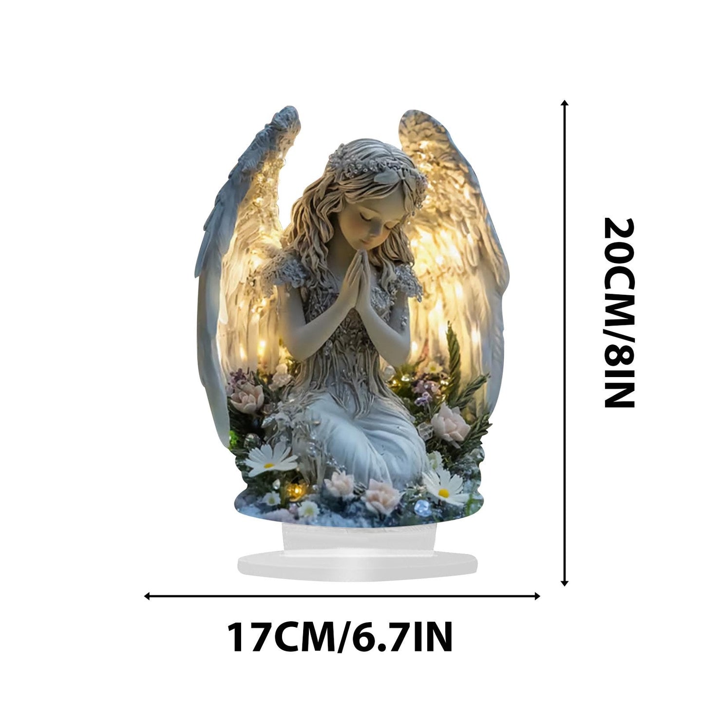 ❤️Guardian Angel Statue with Light