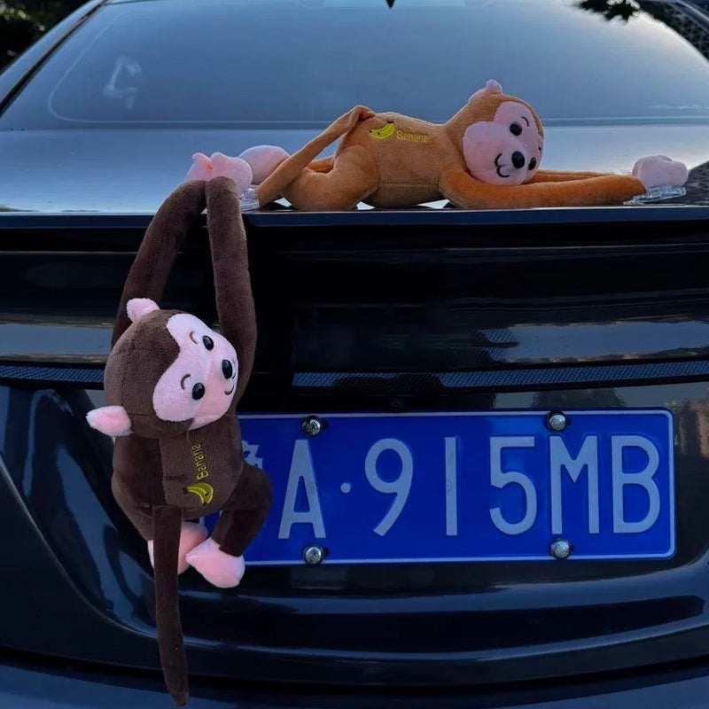 Car Exterior Long Arm Monkey Hanging Ornament