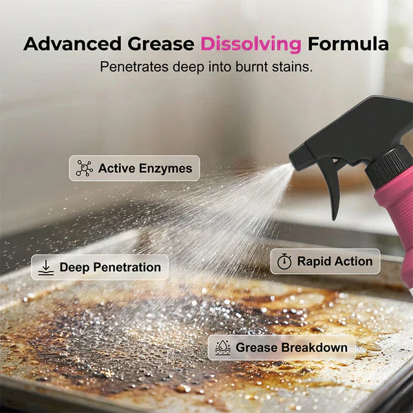 🌞Summer Hot Sale 🌿Fast-Acting Heavy-Duty Grill Degreaser Spray