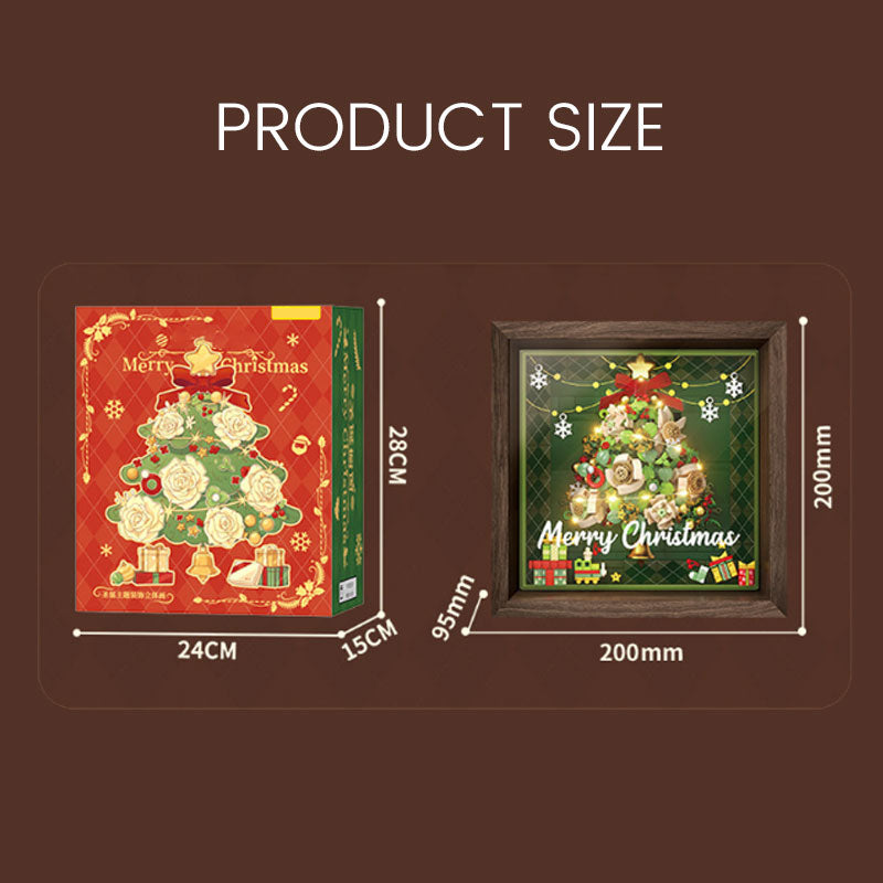 Glowing Christmas Tree Photo Frame