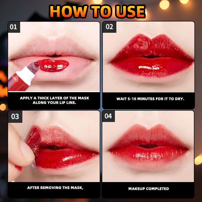 Peel-Off Lip Gloss And Lipstick