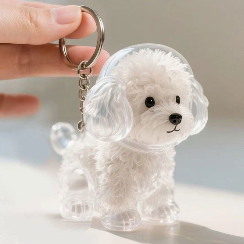 🐶Pet Hair Souvenir Pendant Keychain – Keep the Warmth of Your Companion💖✨