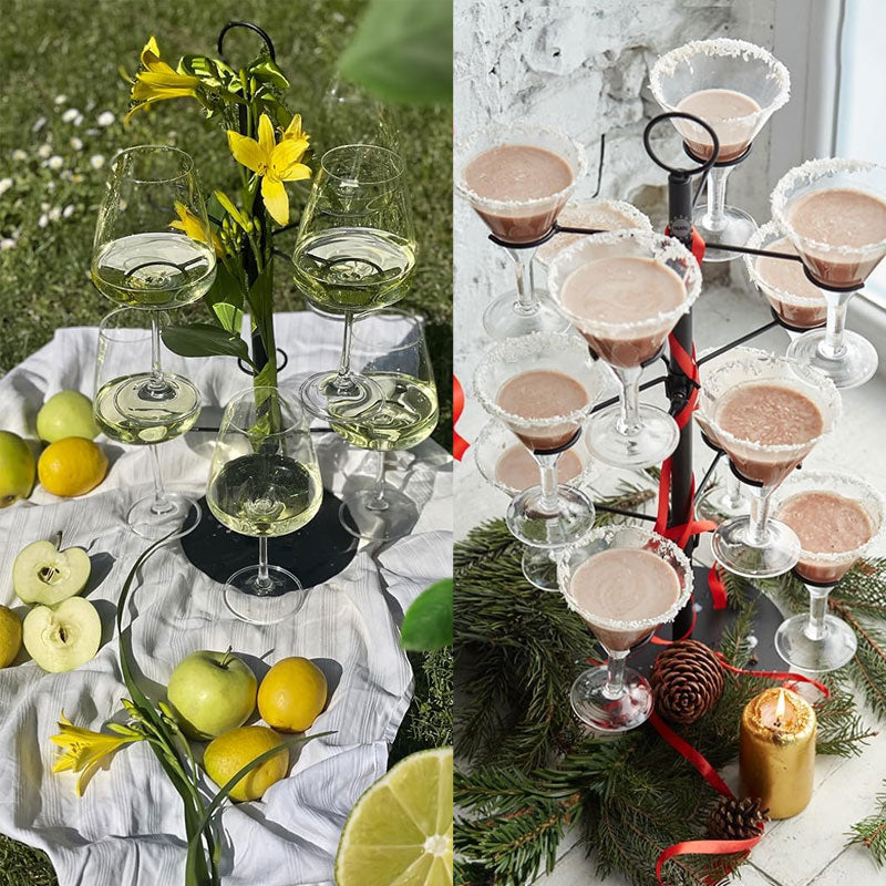 Festive Multi-Tiered Display Stand