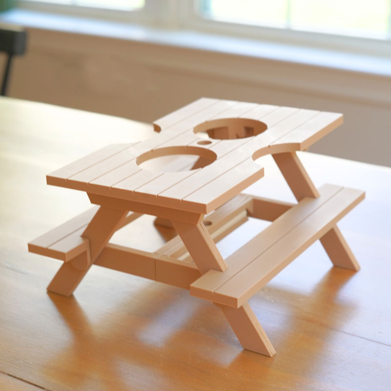 Picnic Table Condiment Box