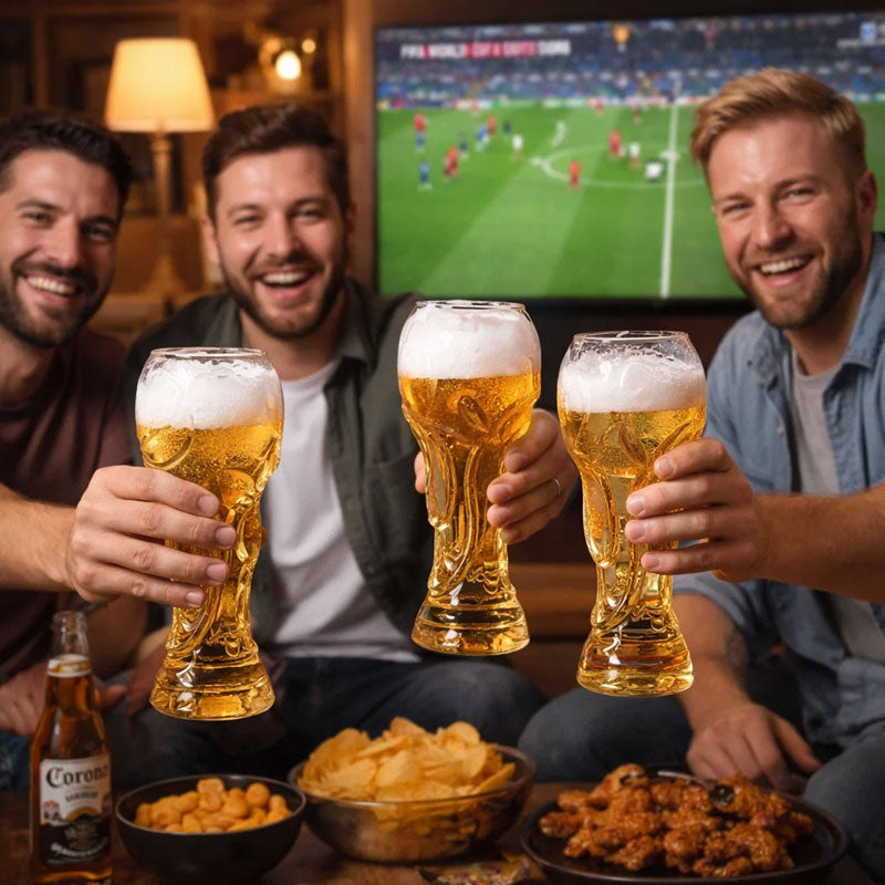 Hercules Football Glass