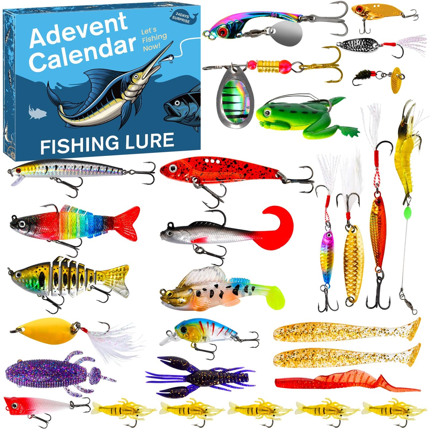 Advent Calendar 2025 Fishing Lure Set
