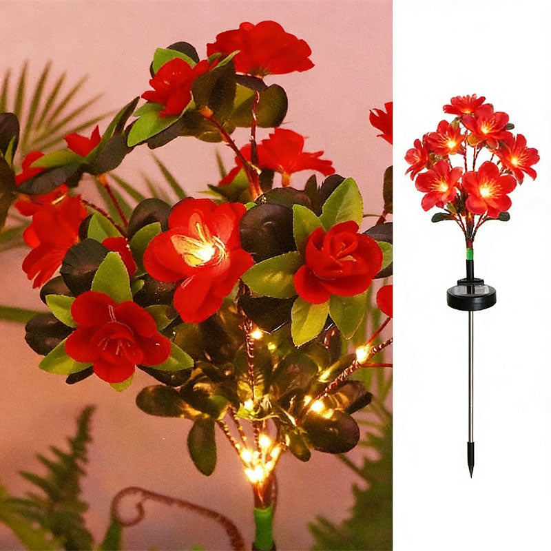 Solar Azalea Garden Stake Light