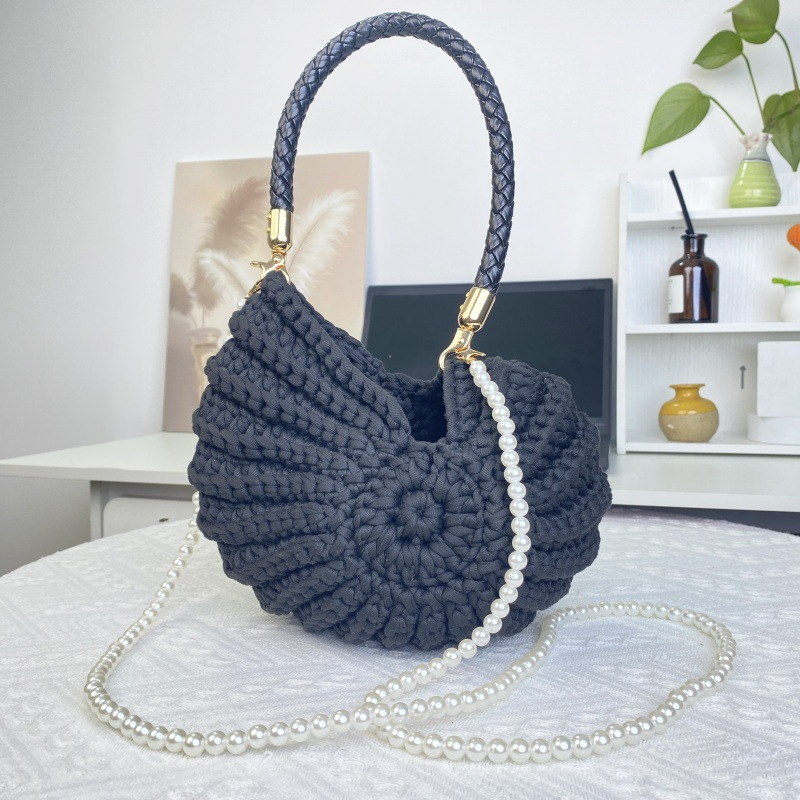 Hand-crocheted Seashell Bag