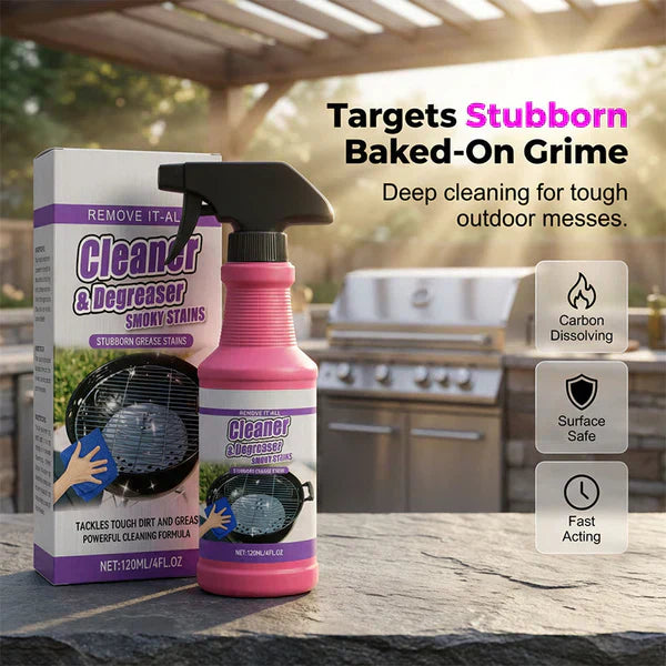 🌞Summer Hot Sale 🌿Fast-Acting Heavy-Duty Grill Degreaser Spray