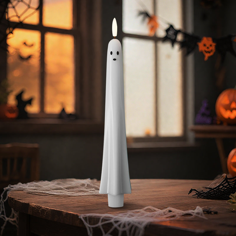 Remote Control Ghost Face 3D Flashing Candle Light