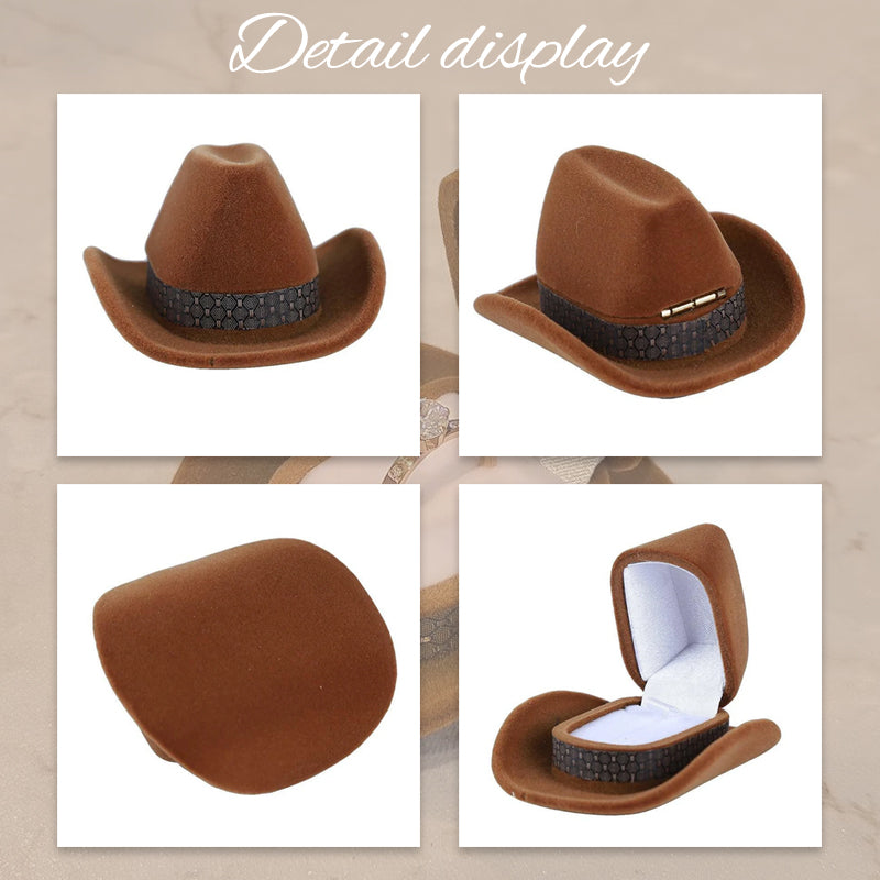 Cowboy Hat Ring Box