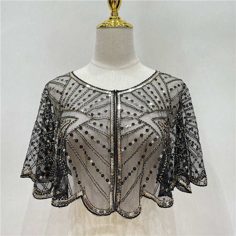 Party Lace Sequined Shawl