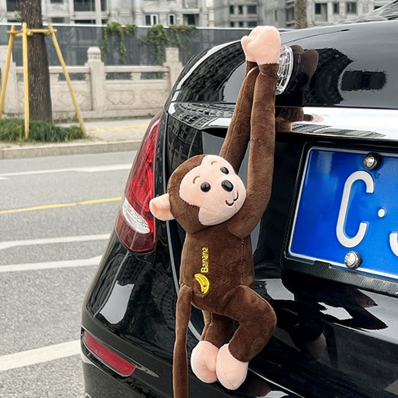 Car Exterior Long Arm Monkey Hanging Ornament