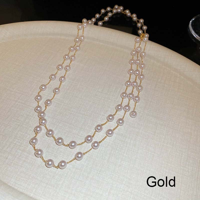 Pearl Stacking Necklace