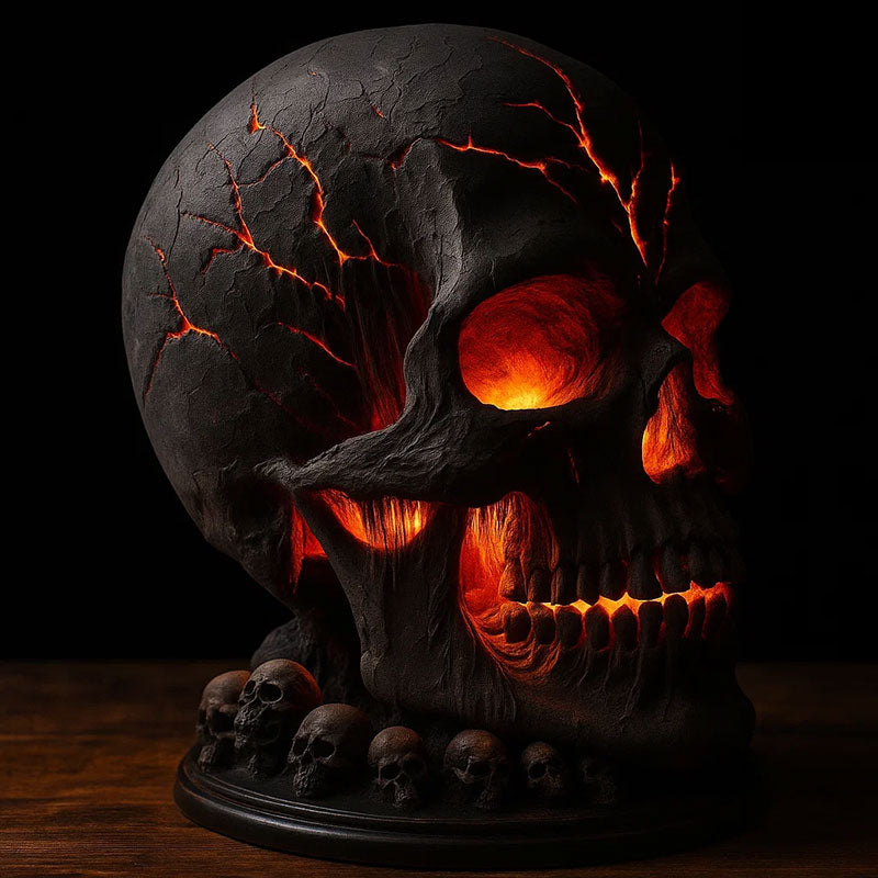 Lava Schedel Tafel Lamp💀