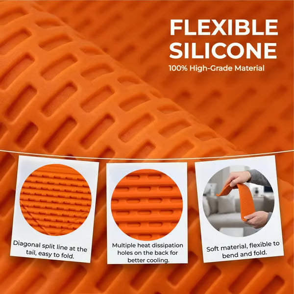 💻📱Flexible Silicone Phone Stand with Aluminum