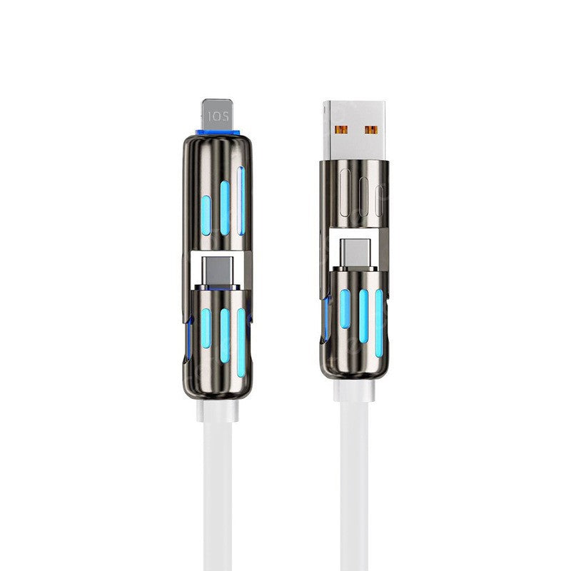 Four-In-One Fast Charging Data Cable