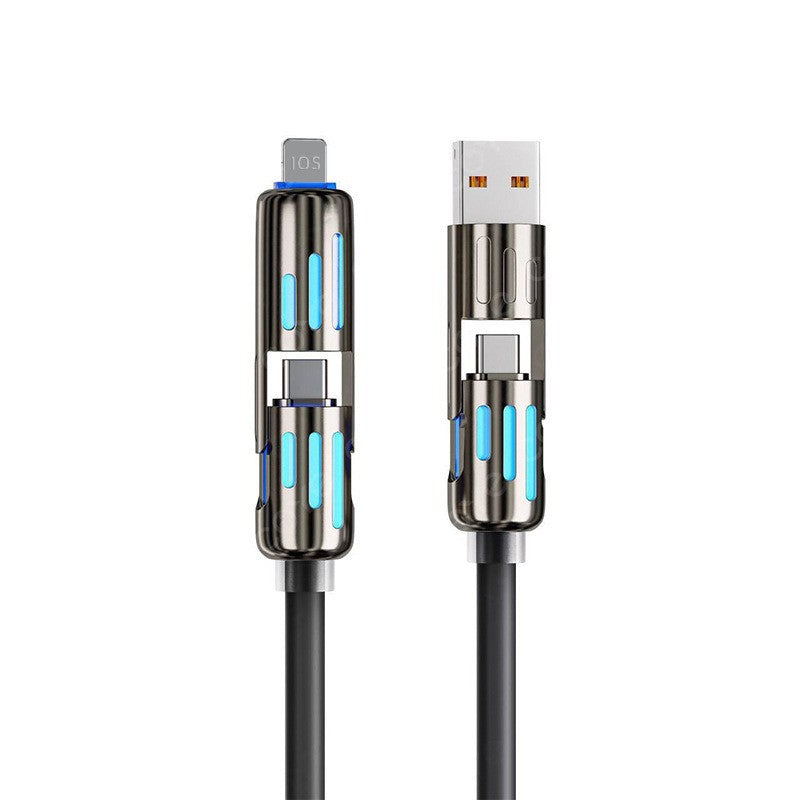 Four-In-One Fast Charging Data Cable